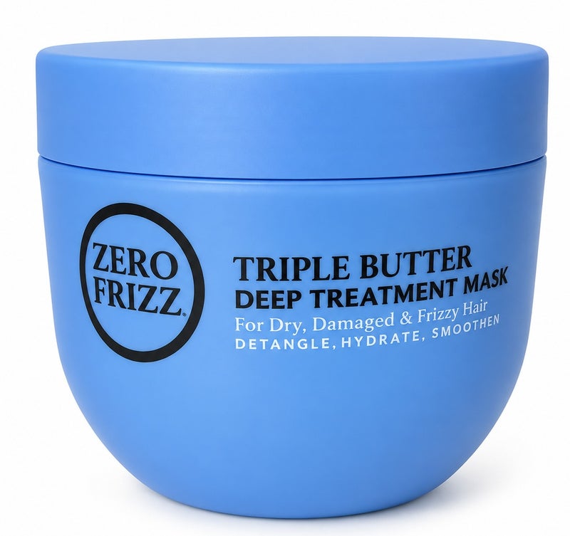 Zero Frizz Triple Butter Deep Treatment Mask 470ml - Image 1