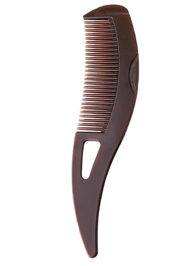 SOLEGLOW Dandruff Comb & Scalp Massage Brush - Anti-Dandruff Hair Comb for Lice Removal, Hair Care & Styling Unisex Plastic Dandruff Remover Tool (Brown) - Image 1