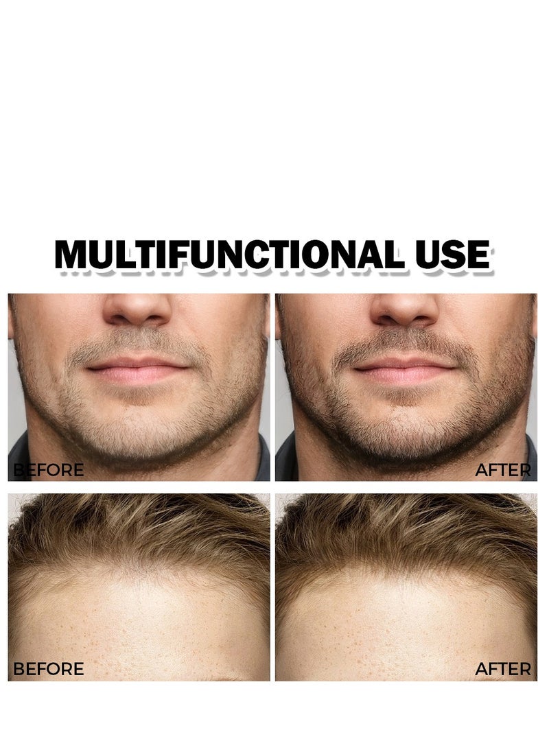 انجلي كولور - قلم حواجب سائل Microblading بفرشاة بزاوية ، ضربات تشبه الشعر لتشكيل وملء طبيعي ، قلم حواجب مقاوم للماء سريع الجفاف يدوم طويلا للمبتدئين (# 02 رمادي داكن) - Image 1