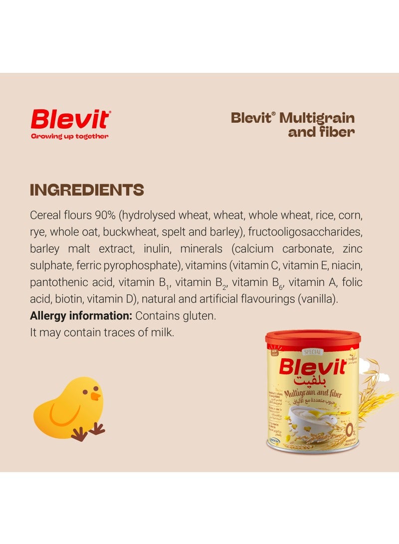 Blevit Multigrain And Fiber Dry Cereals  From 6 Months - Image 5