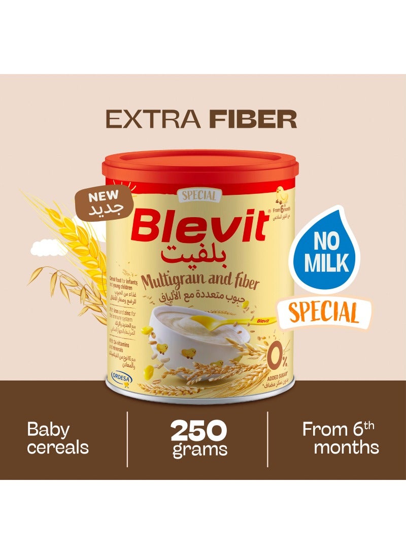 Blevit Multigrain And Fiber Dry Cereals  From 6 Months - Image 2