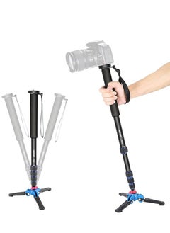 Neewer Neewer Extendable Camera Monopod with Removable Foldable Tripod Support Base:Aluminum Alloy,20-66 inches/52-168 centimeters for Canon Nikon Sony DSLR Cameras,Payload up to 11 pounds/5 kilograms  - Image 1