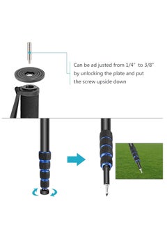 Neewer Neewer Extendable Camera Monopod with Removable Foldable Tripod Support Base:Aluminum Alloy,20-66 inches/52-168 centimeters for Canon Nikon Sony DSLR Cameras,Payload up to 11 pounds/5 kilograms  - Image 4