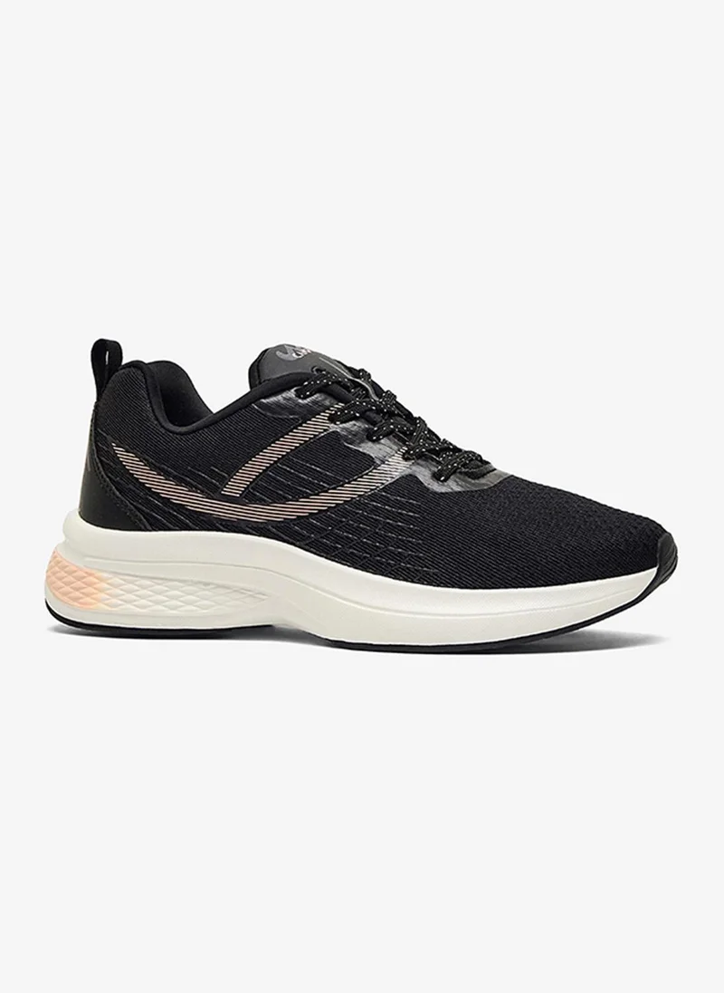 Campus Women Akira Campus Nitrofly Lace-Up Running Shoes-Black