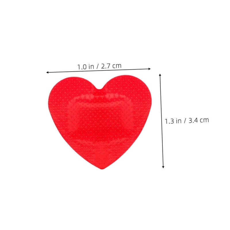 Waterproof Heart Shaped Bandages 40 Pcs Flexible Breathable Wound Care - Image 3