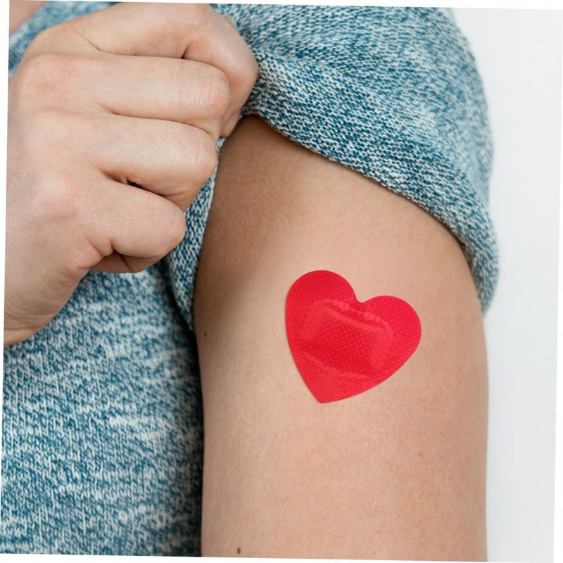 Waterproof Heart Shaped Bandages 40 Pcs Flexible Breathable Wound Care - Image 5