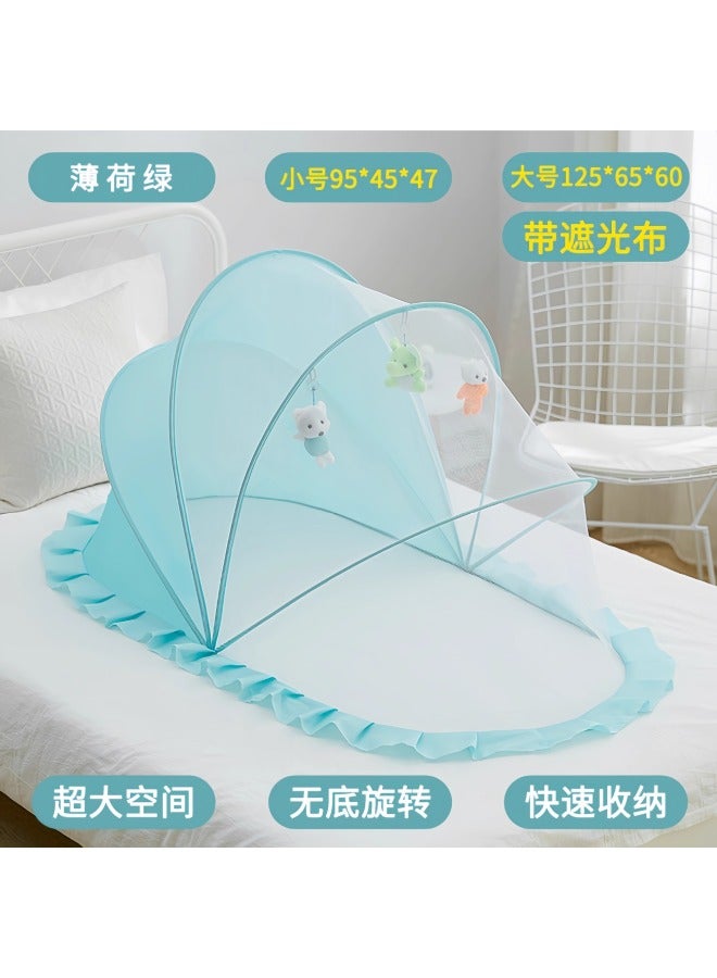 Baby Mosquito Net Cover Baby Cot Full-cover Mosquito Cover Yurt Children's Foldable Special Bottomless Mosquito Net