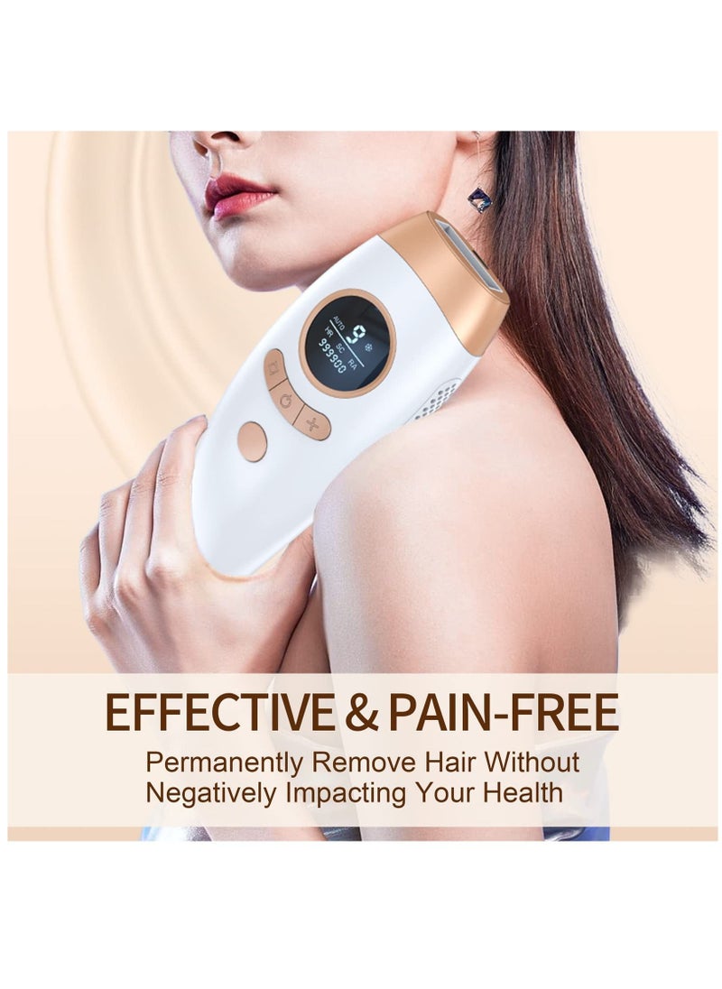 SYOSI - IPL Hair Removal for Women and Men, Laser Permanent 3-In-1 Face Leg Arm Back Whole Body Hair Remover, 999,900 Flashes FDA Cleared Home Use Device - Image 1