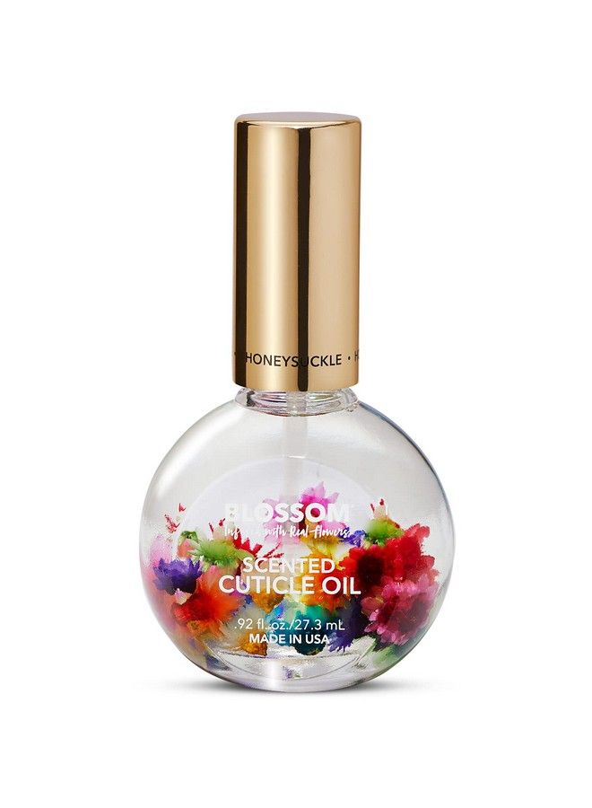 Blossom Hydrating Moisturizing Strengthening Scented Cuticle Oil Infused With Real Flowers Made In Usa 0.92 Fl. Oz Honeysuckle - Image 1