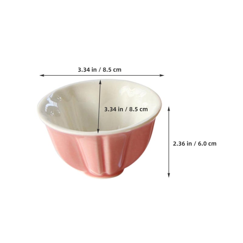 Ceramic Coffee Mug and Saucer Set 8oz Porcelain Cup for Outdoor Picnic Tea - Image 3