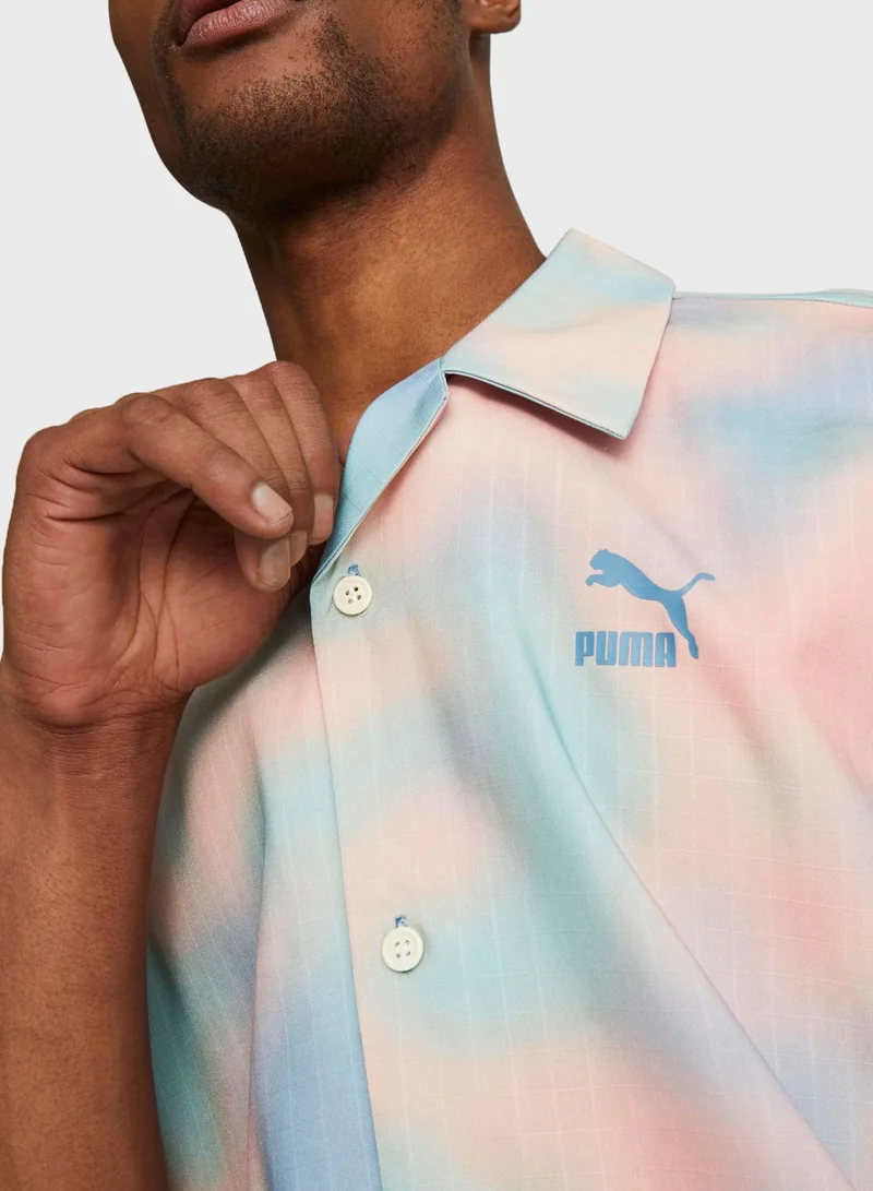 PUMA Classics Re:Escape Relaxed Aop Woven Shirt