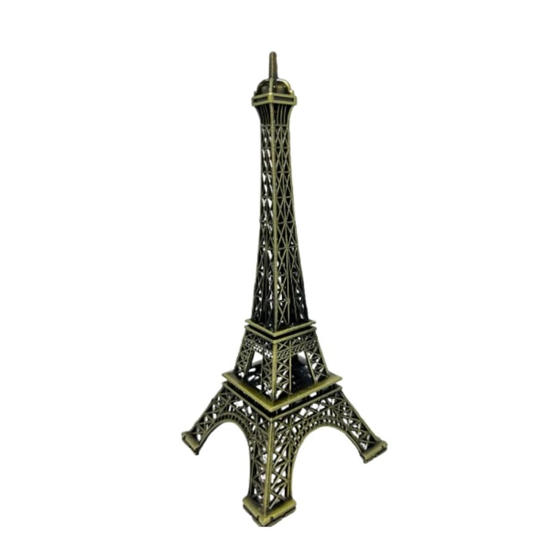 Medium Size Metal Eiffel Tower Miniature Antique Finish Paris Landmark Replica for Home Decor and Gifts 15 cms  - Image 4