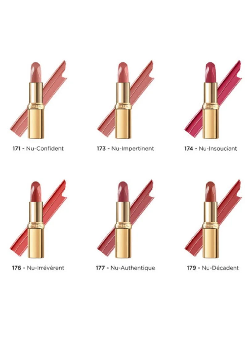 L'OREAL PARIS Color Riche Lipstick Les Nus - 177 Nu Authentique