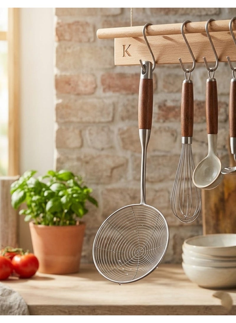 FIRST PRO Stainless Steel Spider Strainer Skimmer Spoon Kitchen Cooking Skimmer for Frying, Boiling and Scooping Food - Image 5
