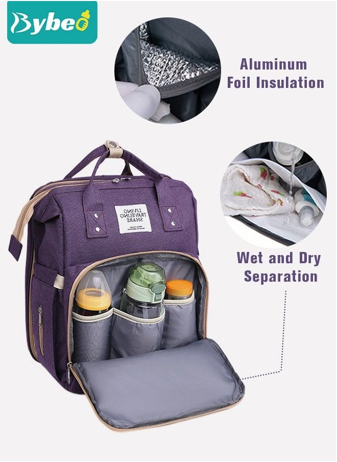 Bybeo - 2024 New Style Baby Diaper Bag Backpack, Multifunction Diapers Changing Station for Boys Girls Outdoor and Travel, Infant Shower Gifts, Large Capacity, 900d Oxford, USB Port - Image 1