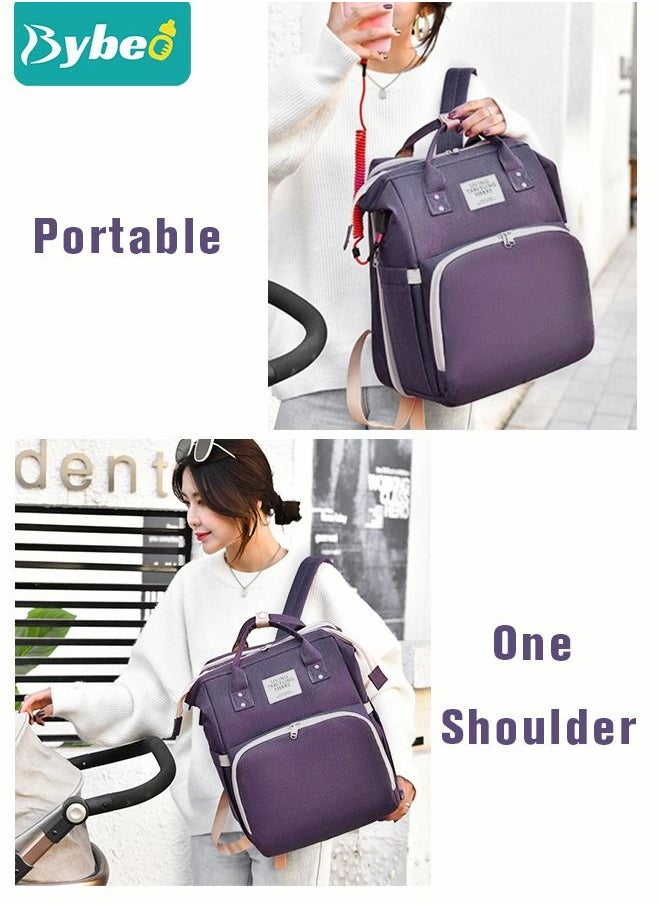 Bybeo - 2024 New Style Baby Diaper Bag Backpack, Multifunction Diapers Changing Station for Boys Girls Outdoor and Travel, Infant Shower Gifts, Large Capacity, 900d Oxford, USB Port - Image 1