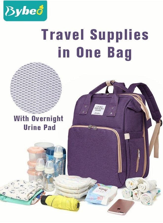 Bybeo - 2024 New Style Baby Diaper Bag Backpack, Multifunction Diapers Changing Station for Boys Girls Outdoor and Travel, Infant Shower Gifts, Large Capacity, 900d Oxford, USB Port - Image 1