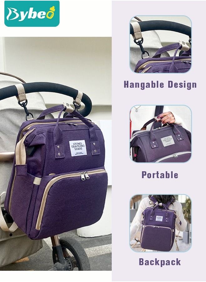 Bybeo - 2024 New Style Baby Diaper Bag Backpack, Multifunction Diapers Changing Station for Boys Girls Outdoor and Travel, Infant Shower Gifts, Large Capacity, 900d Oxford, USB Port - Image 1