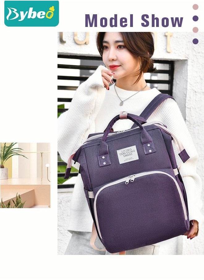 Bybeo - 2024 New Style Baby Diaper Bag Backpack, Multifunction Diapers Changing Station for Boys Girls Outdoor and Travel, Infant Shower Gifts, Large Capacity, 900d Oxford, USB Port - Image 1
