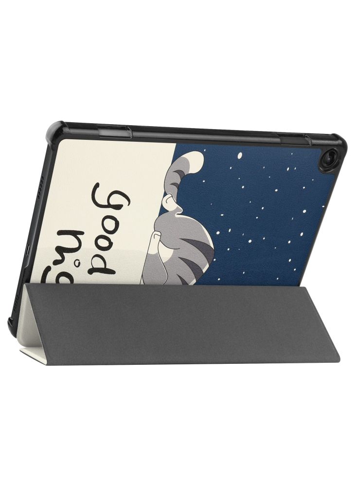 For Lenovo Tab M10 (Gen 3) TB-328FU/TB-328XU Pattern Printing Tablet Case PU Leather Trifold Stand Cover with Auto Wake/Sleep - Cat - Image 4