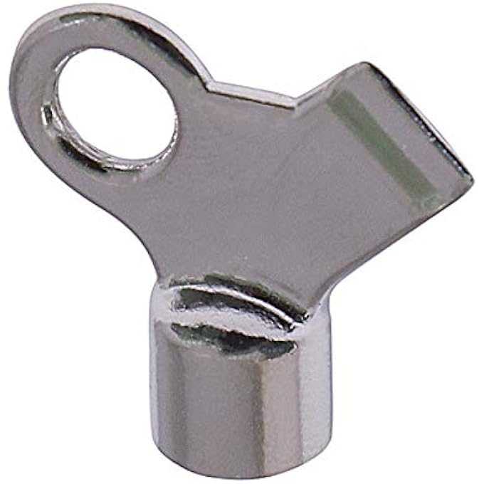 6I623 KEY FOR COIN AIR VALVE RADIATOR STEAM VENT; 1/8 IN. CHROME PLATED STEEL - Image 1