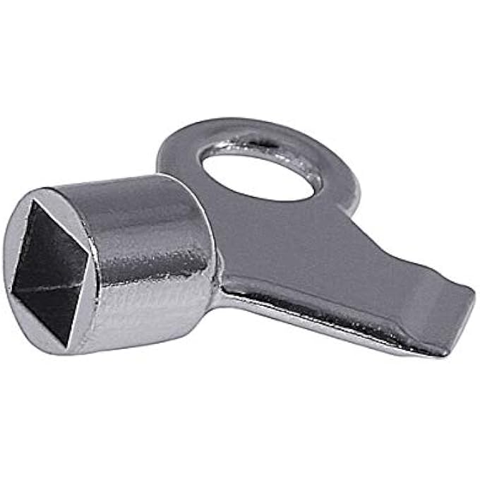 6I623 KEY FOR COIN AIR VALVE RADIATOR STEAM VENT; 1/8 IN. CHROME PLATED STEEL - Image 2