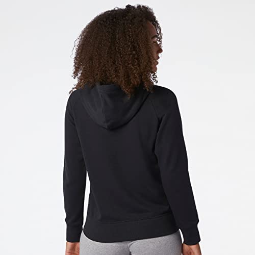 New Balance Women's NB Essentials Pullover Hoodie, Black, X-Small - Image 5