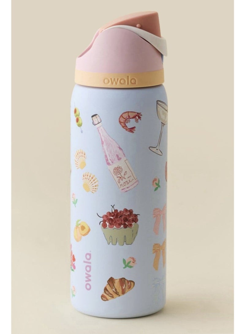 Insulated Stainless Steel Water Bottle With Straw For Sports Travel And School BPA Free Sports Water Bottle(32OZ) - Image 2