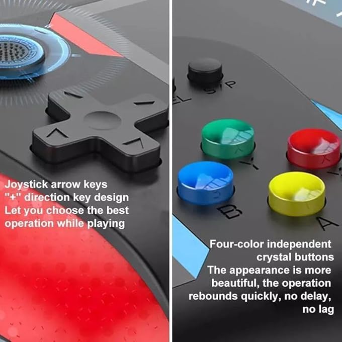 وحدة تحكم كلاسيكية ريترو محمولة مع جهاز تحكم - شاشة فيديو 3.5 بوصة عالية الدقة للأطفال | للفئة العمرية 8-10 | هدايا عودة لحفلة عيد الميلاد | لعبة فيديو للتلفاز | قابلة للشحن عبر USB بألوان متعددة - Image 5