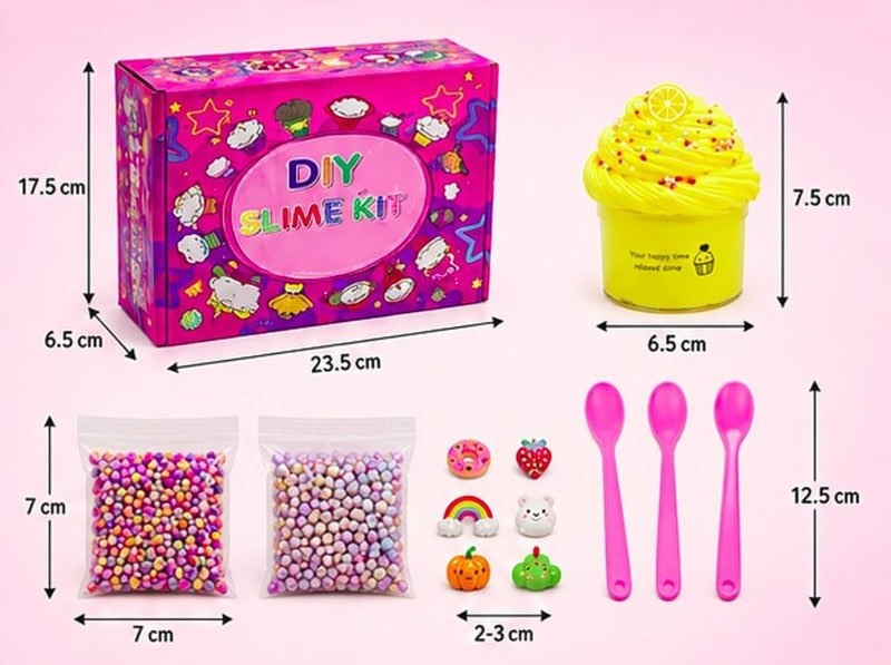 SHAHNARO 18 Packs Slime Kit for Kids – Fluffy, Cloud & Butter Slime with Charms – Slime for Girls & Boys Age 3 4 5 6 7 – Birthday Gift Kid, Toys, Party Favors, Fluffy Slime Kit Girl Boy - Image 3