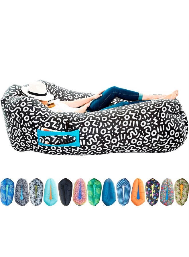 Generic Inflatable Couch – Cool Inflatable Lounger. Upgrade Your Camping Accessories. Easy Setup Inflatable Chair is Perfect for Beach Gear.  - Image 1