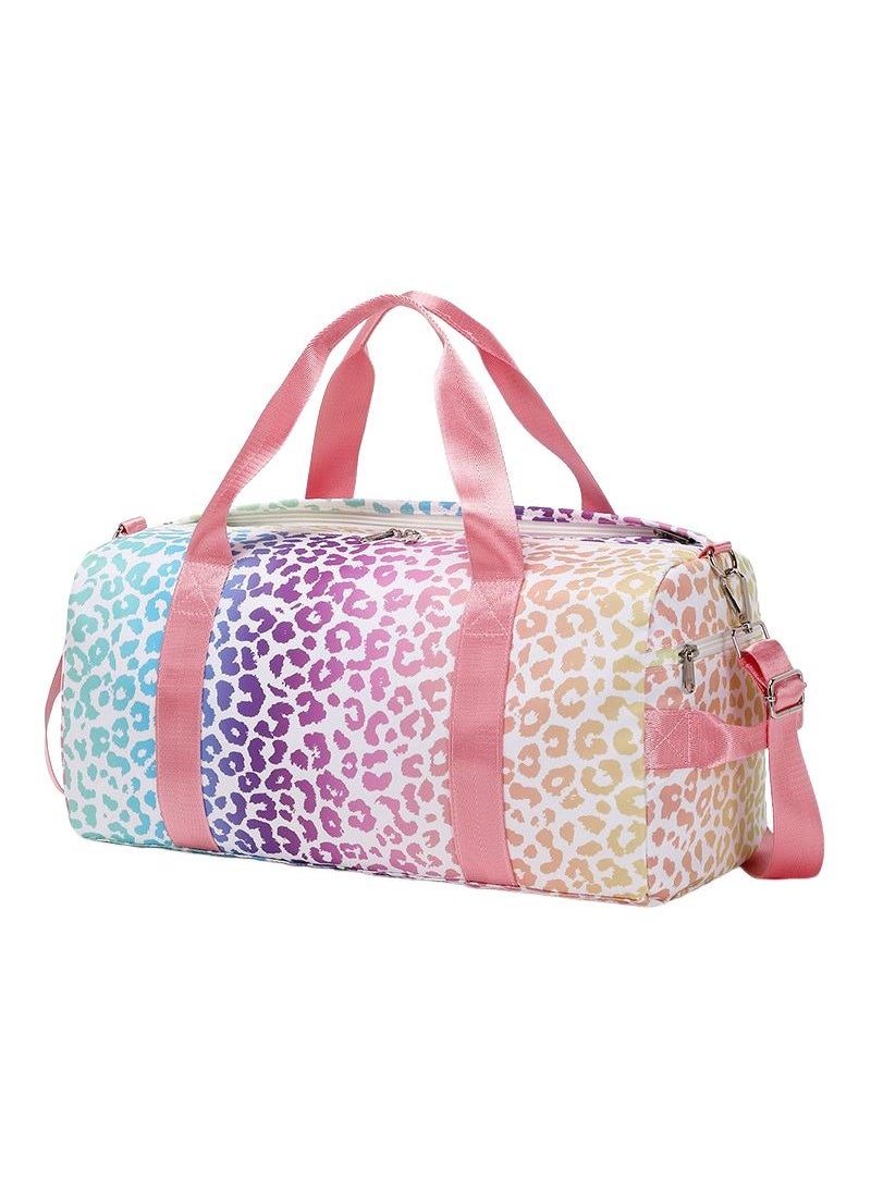 Generic Large Capacity Waterproof Graffiti Print Swimming Fitness Sports Bag Travel Bag  - Image 1