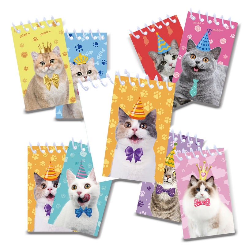 16 Joyful Cat Vertical Travel Spiral Notebooks for Event Providers - Image 5