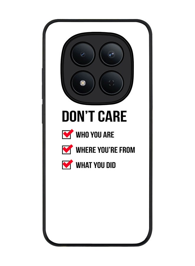 Stylizedd For Xiaomi Redmi Note 15 Pro 5G Case,Slim fit Camera Protection, Shockproof Thin Phone cover  - Don't Care - Image 1