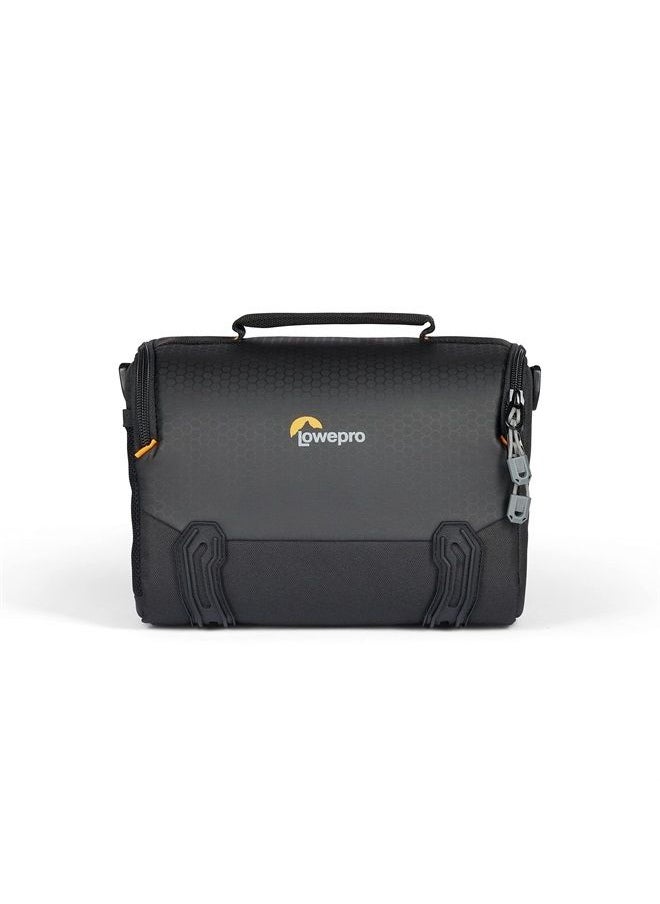 Lowepro - Adventura SH 160 III, Camera Shoulder Bag with Adjustable/Removable Shoulder strap, Bag for Mirrorless Camera, Compatible with Sony Alpha 7 Series, Black - Image 1
