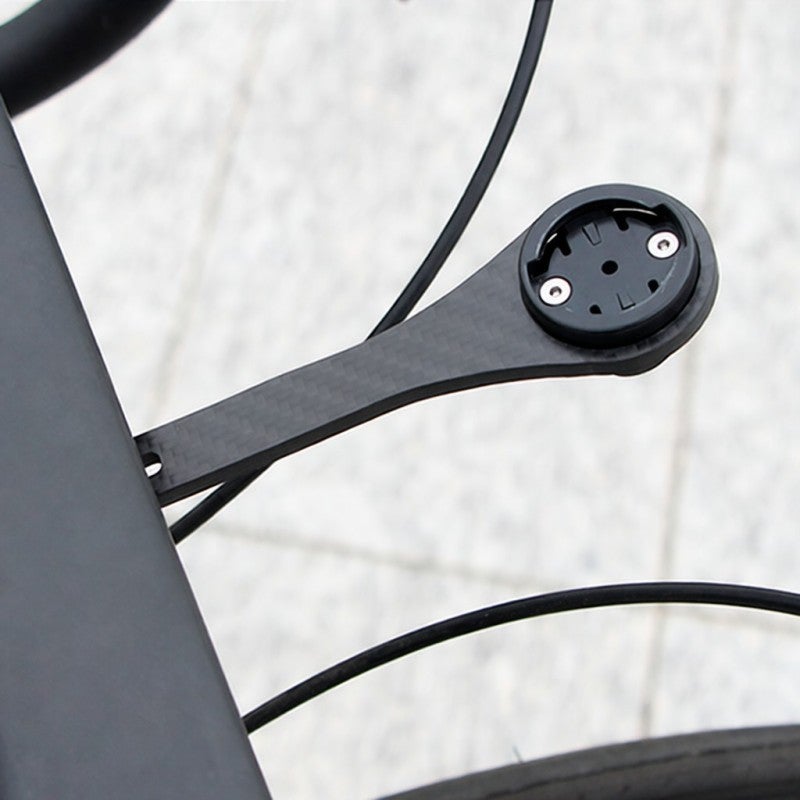GUB Bike Computer Holder: Carbon Fiber Lightweight Durable Out-Front Design Bike Computer Mount - Camera Adapter Included Easy To Install Bike Speedometer Holder for Road Bikes - Image 4