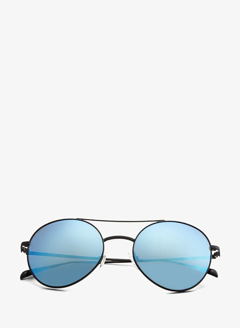 TITAN Black Round Women Sunglasses