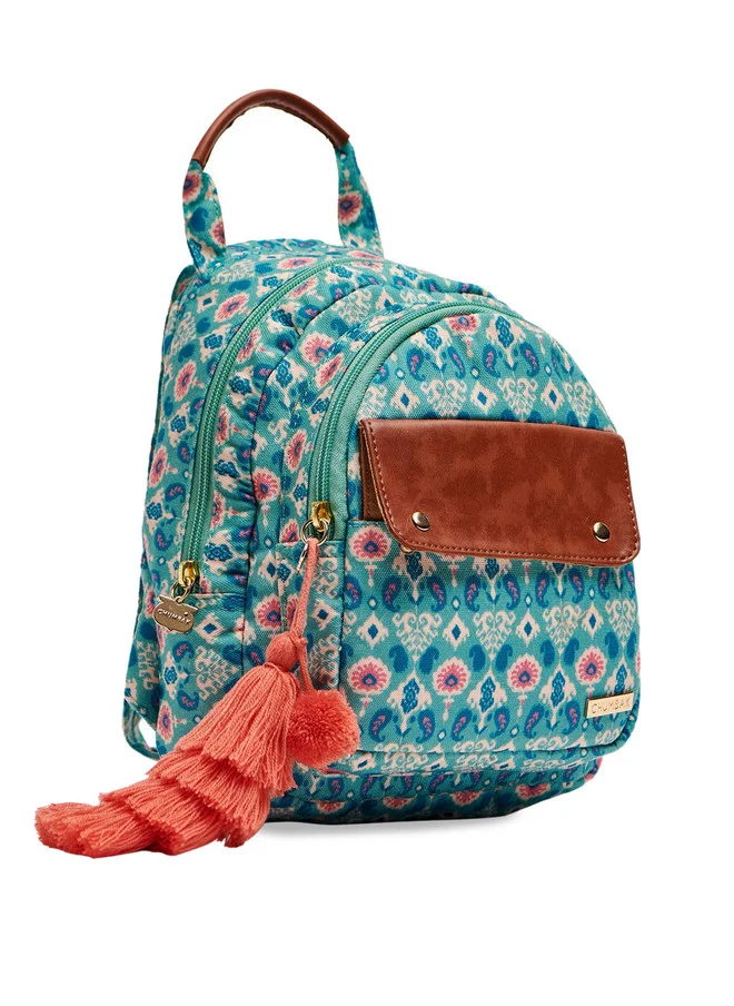 Chumbak Folk Art Ikat Mini Backpack