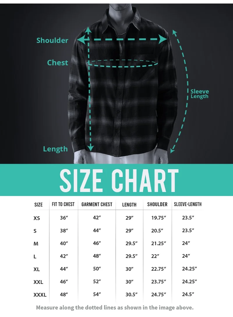 The Souled Store  The Souled Store Men Dark Topaz Checks And Stripes Multicolour Relaxed Shirts for Men | Best Price UAE