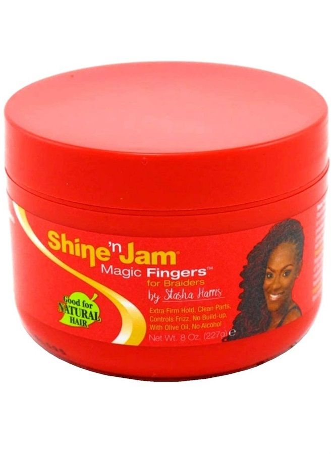 Shine 'n Jam Shine N Jam Magic Fingers For Braiders Extra Firm Hold, 8 Ounce - Image 1