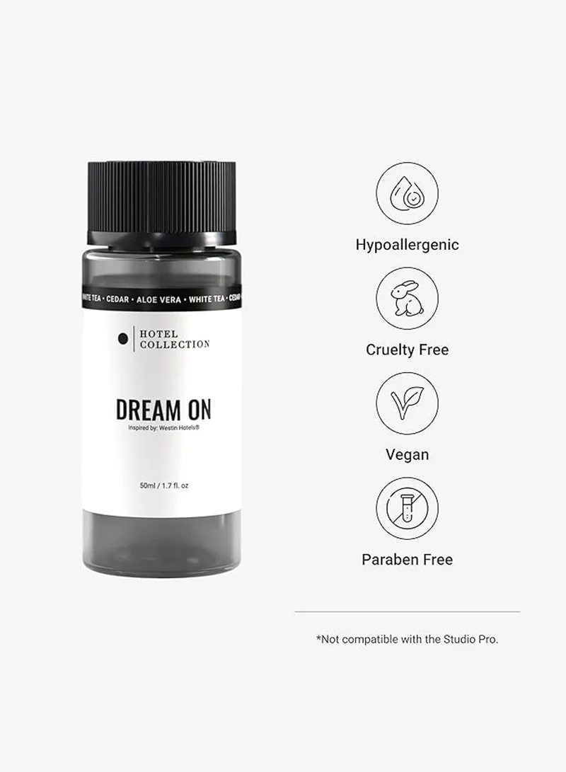 Hotel Collection Dream On Fragrance Oil Blend - Hotel Inspired for Luxury Essential Oil Diffusers - Aromatherapy Scent Diffuser Oil - White Tea, Cedar, and Aloe Vera