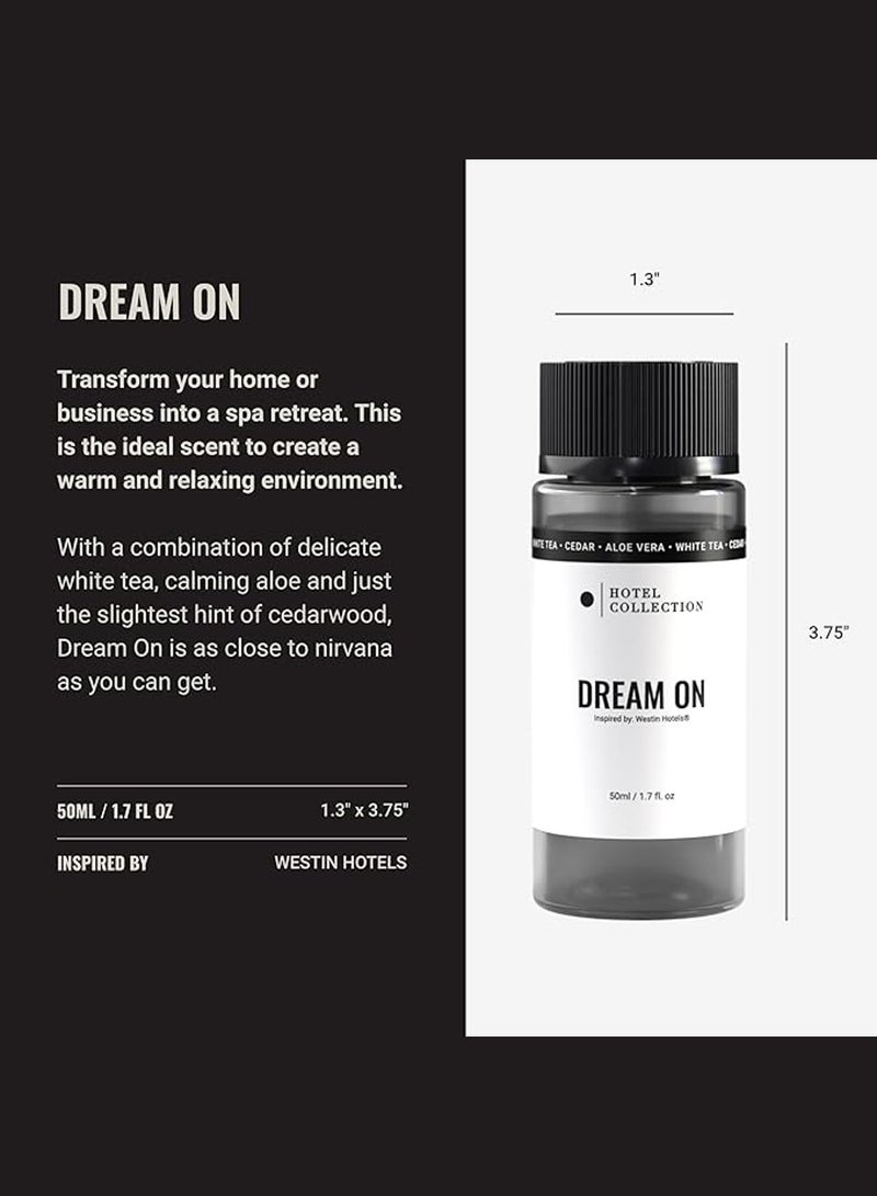 Hotel Collection Dream On Fragrance Oil Blend - Hotel Inspired for Luxury Essential Oil Diffusers - Aromatherapy Scent Diffuser Oil - White Tea, Cedar, and Aloe Vera  - Image 5