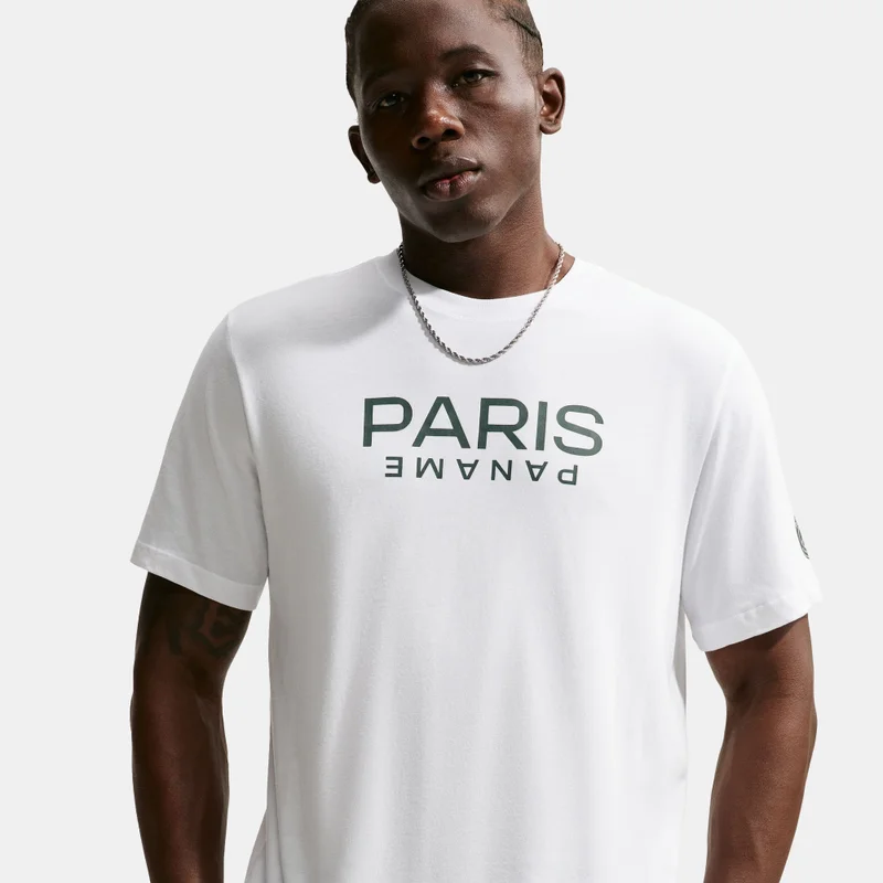Nike White Men's Paris Saint-Germain Dri-FIT Football T-Shirt for Men | Best Price UAE