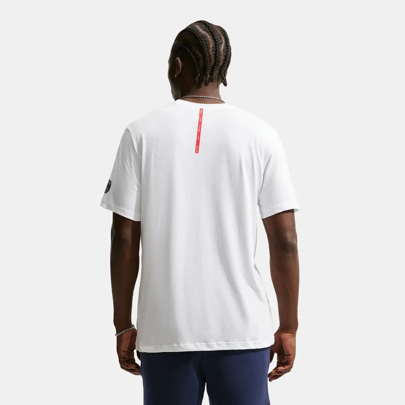 Nike White Men's Paris Saint-Germain Dri-FIT Football T-Shirt for Men | Best Price UAE