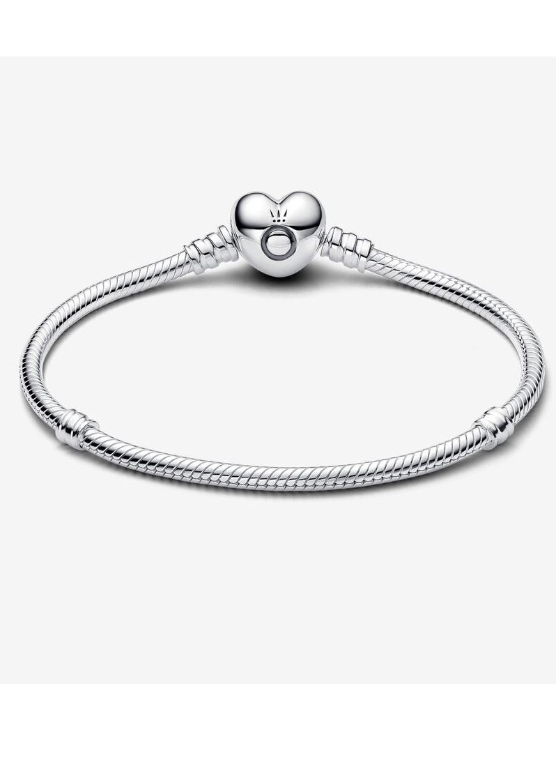 Pandora Moments Silver Bracelet for Women with Heart-shaped Clasp 590719 - pzsku/Z1B543A1A1CAE3A3D8F92Z/45/_/1719481348/471fef6d-a908-4078-9817-6438c7a71261