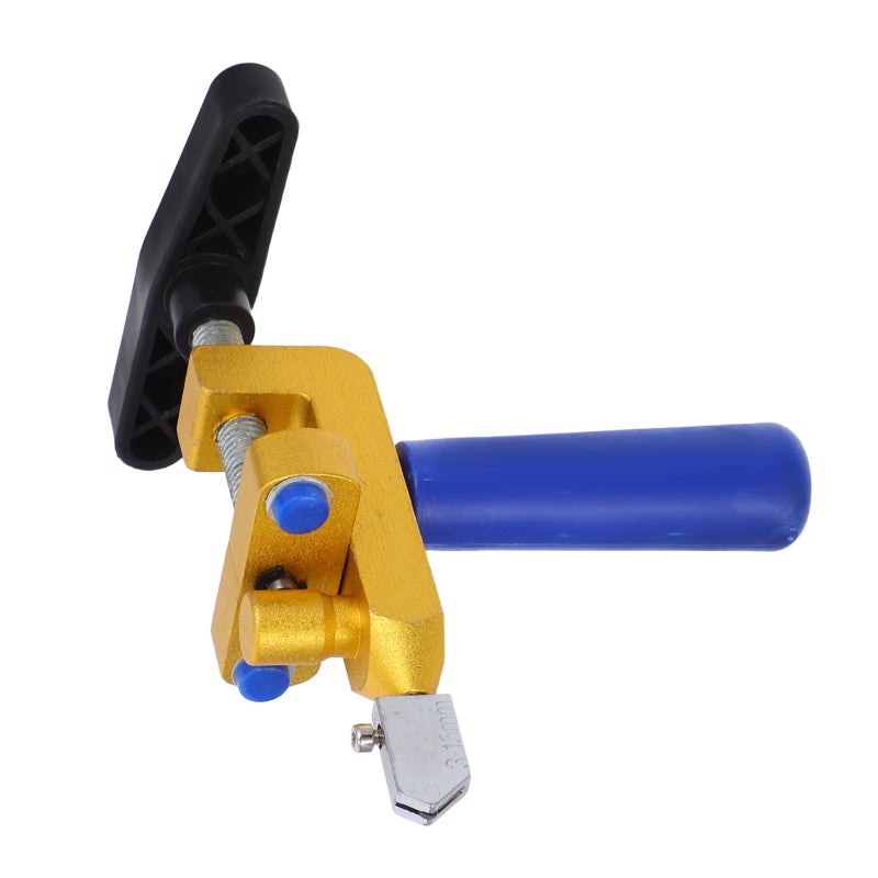 1 Set Manual Tile Cutter - 2-in-1 Glass Cutter Tile Cutting Tool with Handle Manual Cutting Kit for Ceramic Glass Mirrors DIY Projects - Image 5