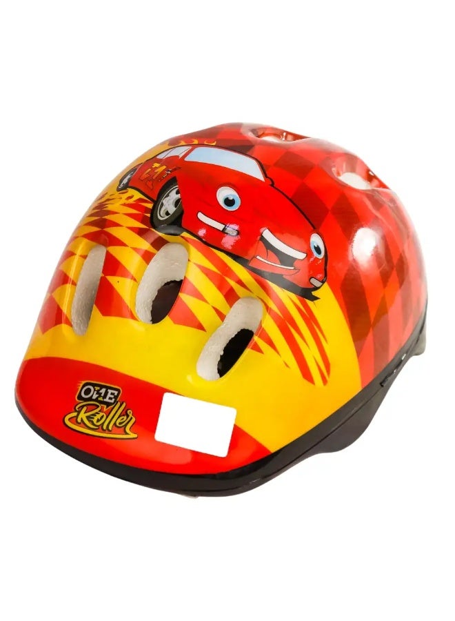 Speed Red Car Safety Helmet for Kids - 2574