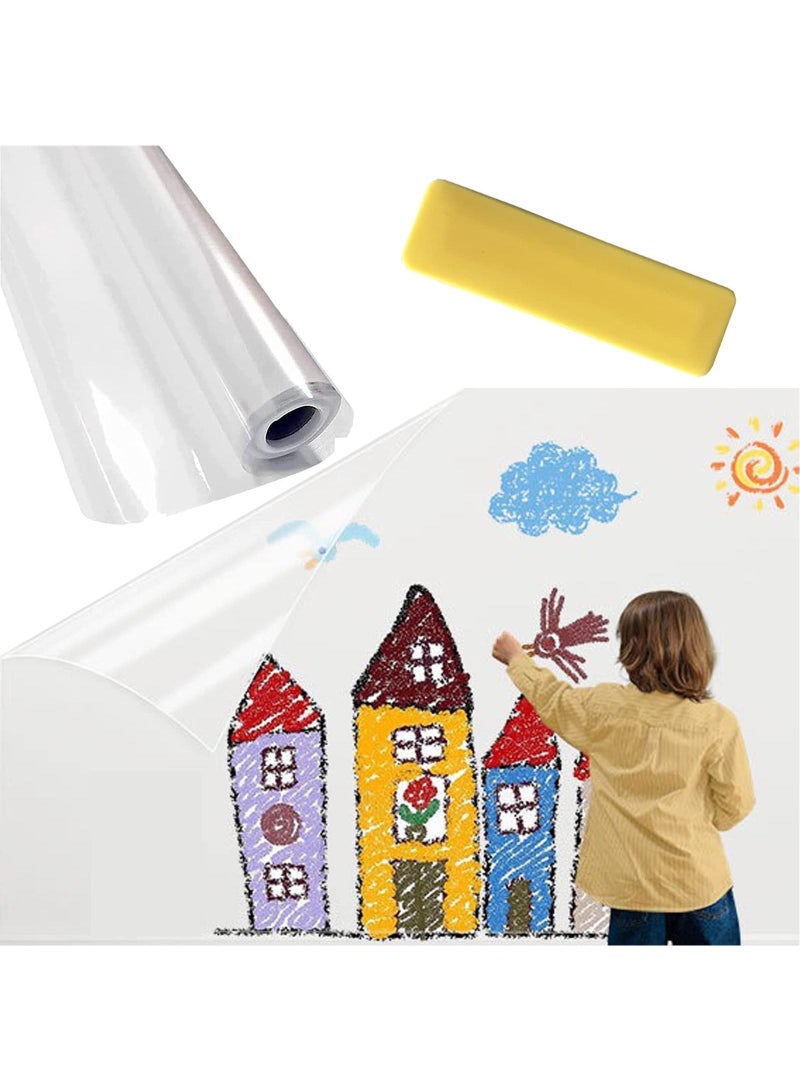 Sweet seven فيلم حماية الجدران الكهربائي القابل للإزالة - غلاف واقي شفاف ذاتي اللصق للجدران - Image 2