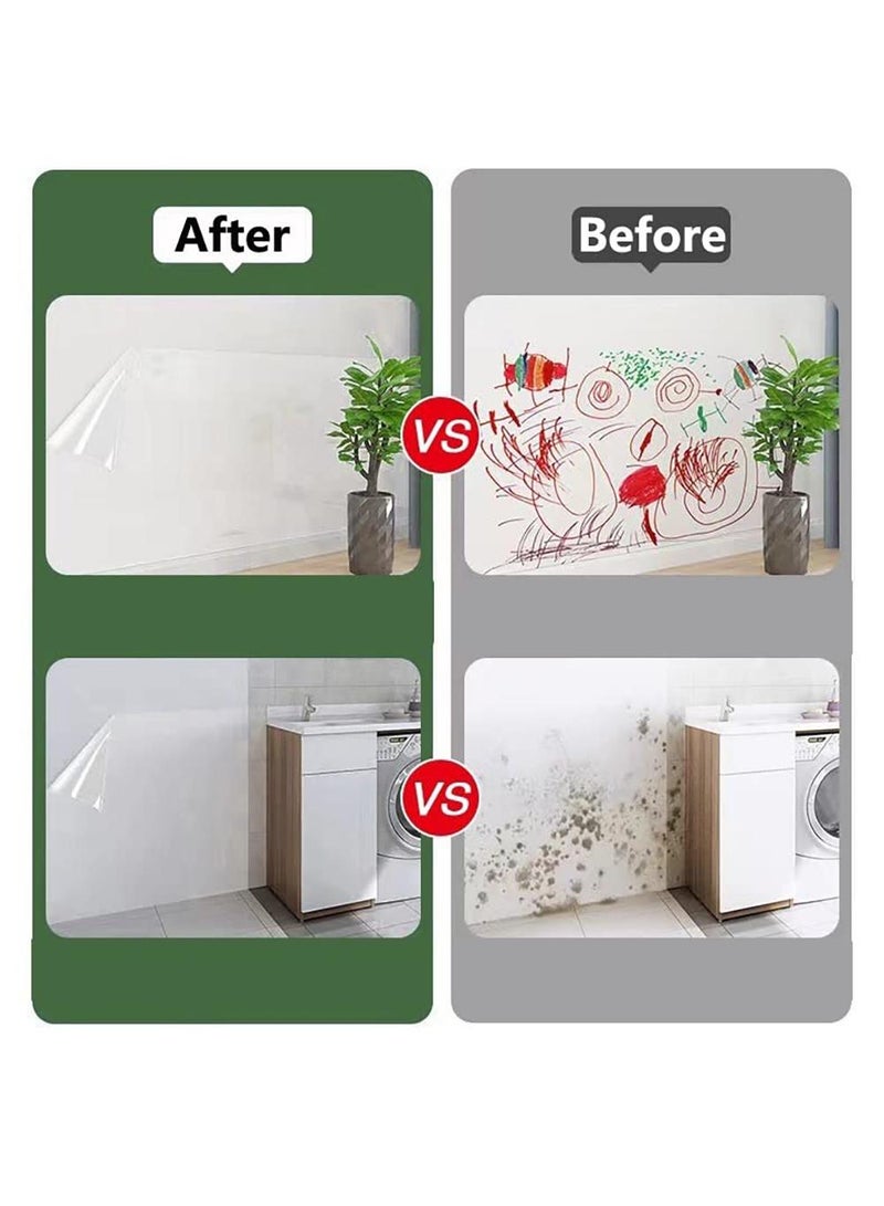 Sweet seven فيلم حماية الجدران الكهربائي القابل للإزالة - غلاف واقي شفاف ذاتي اللصق للجدران - Image 4