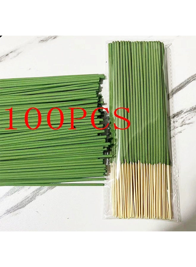100 - Mosquito repellent sticks, 100% natural - Handmade - Impregnation - Incense sticks Organic - Chemical - Relax - Positive - Yoga - Meditation Best - Wood - Incense Suitable for Indoor, Home Office, Outdoor, Backyard Travel, Camping Barbecue (for flies) - Image 1